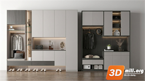 Shoe cabinet Skp Files